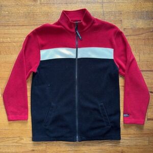 Vintage 90's Lauren Ralph Lauren Full Zip Fleece Jacket Size Medium‎